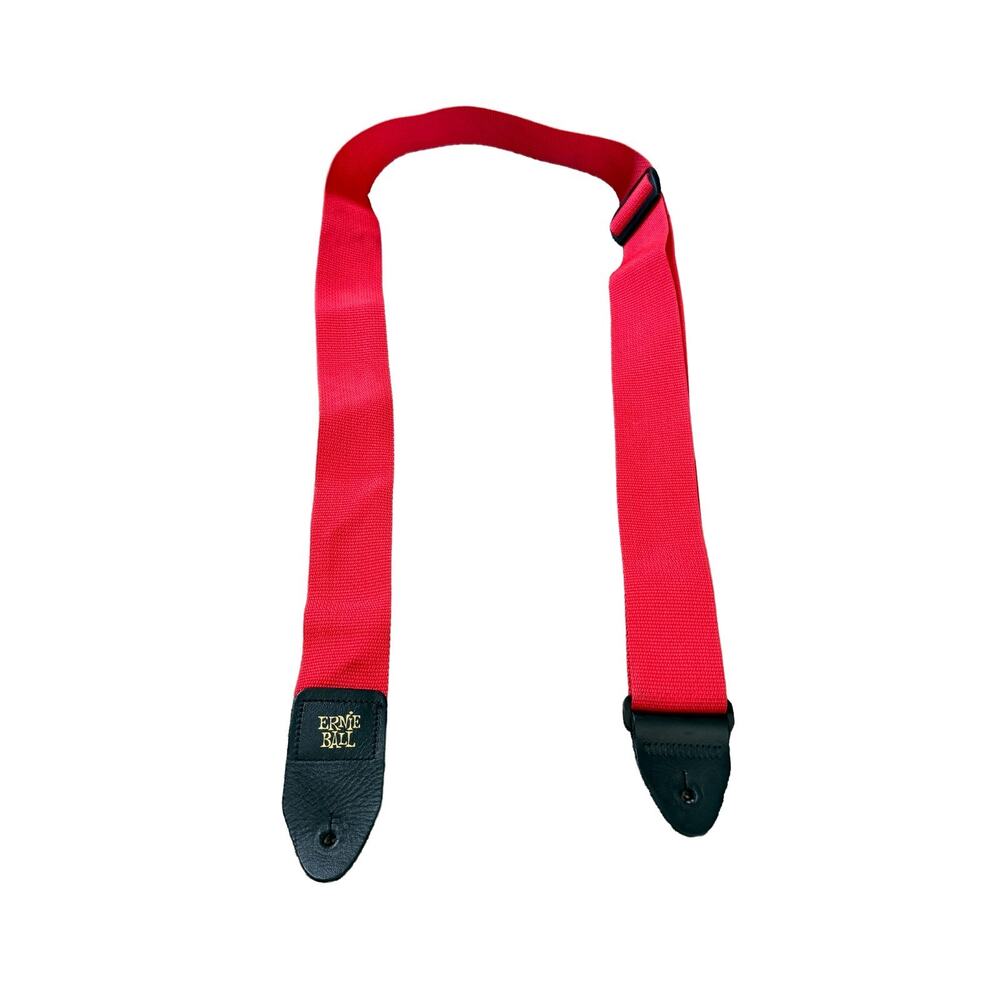 Ernie Ball Red Polypro Electric Acoustic Guitar Strap